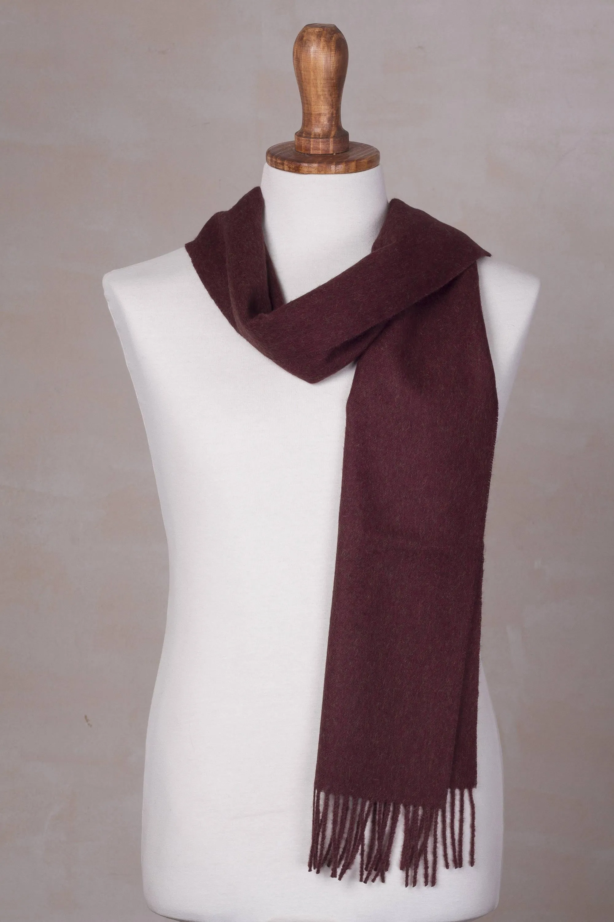 100% Baby Alpaca Wrap Scarf from Peru - Simply Fabulous | NOVICA