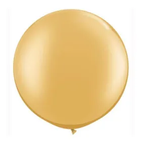 30" Big Round Balloon Gold