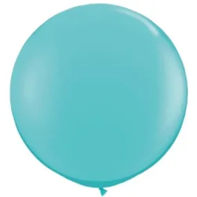 36" Big Round Balloon Caribbean Blue