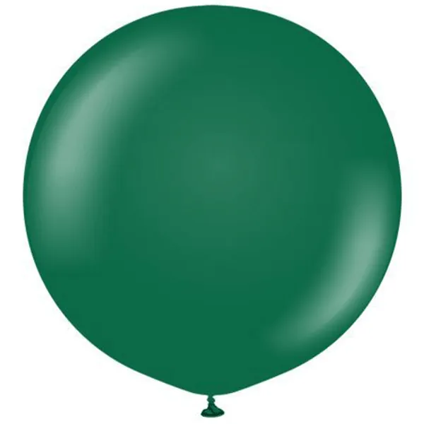 36" Big Round Balloon Dark Green