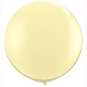 36" Big Round Balloon Ivory