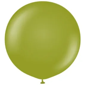 36" Big Round Balloon Retro Olive