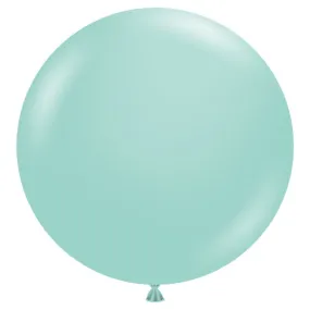 36" Big Round Balloon Seaglass