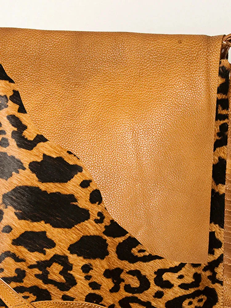 American Darling Large Cheetah Concealed Carry Crossbody Bag
