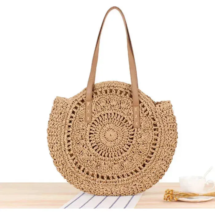 Andrea Bag - Handgewebte Strandtasche mit großem Fassungsvermögen