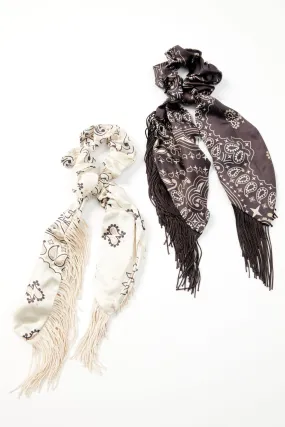 Annette Fringe Hair Scrunchies - 2 Pack