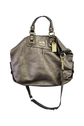 Bronze Leather Crossbody Bag