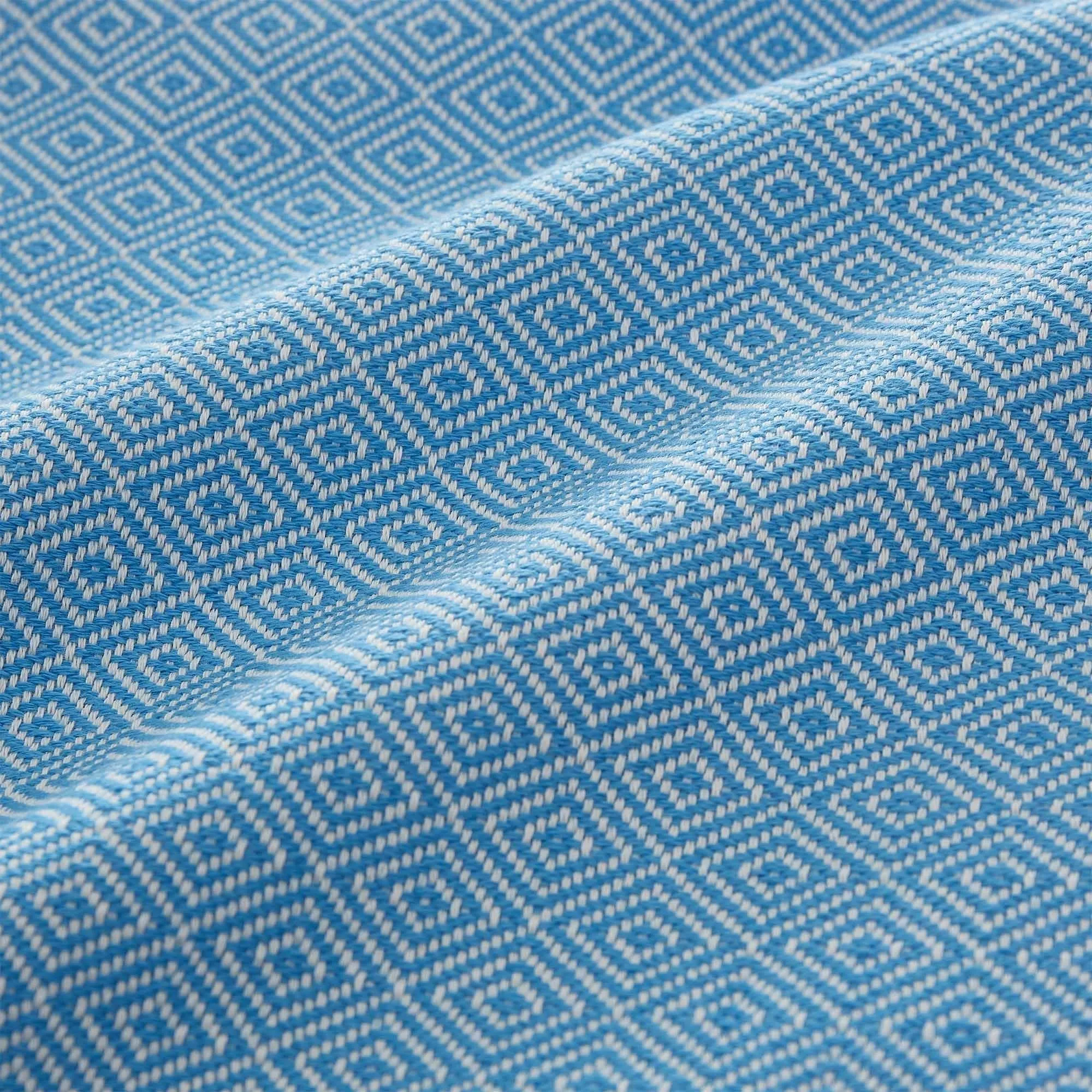 Cesme Hammam Towel [Light blue/White]