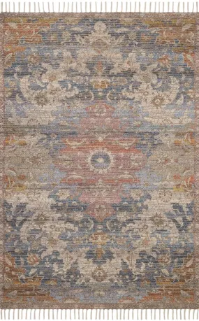 Cornelia Loloi X Justina Blakeney COR-06 Denim / Multi Rug