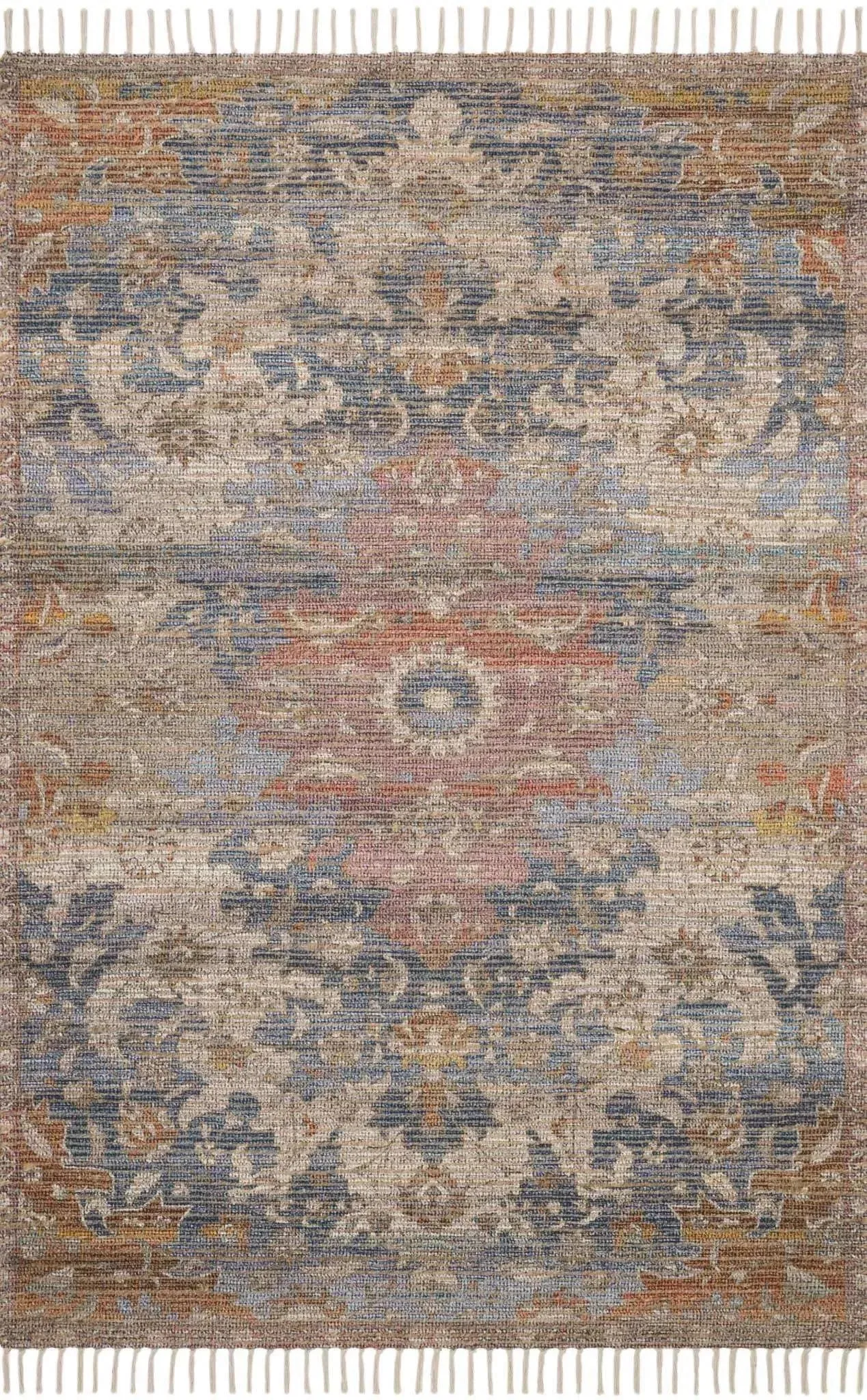 Cornelia Loloi X Justina Blakeney COR-06 Denim / Multi Rug