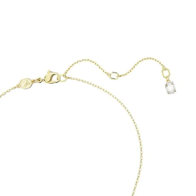 Dextera Interlocking loop White, Gold-tone plated Pendant 5668820