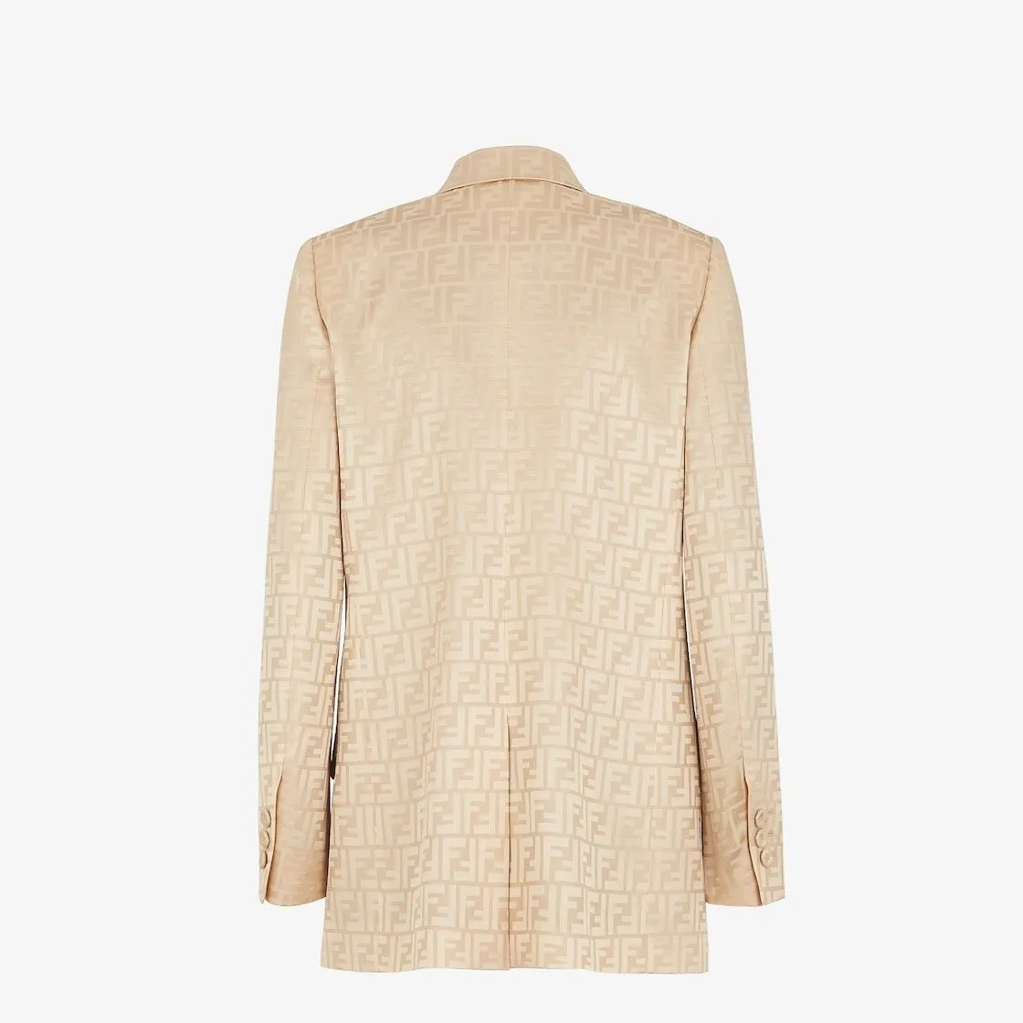 FENDI Elegant Crepe Satin Jacquard Jacket for Women - Fall/Winter 2025