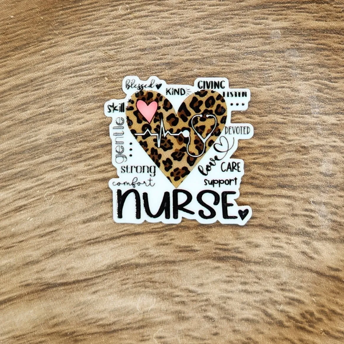 Flatback-Nurse Leopard Heart