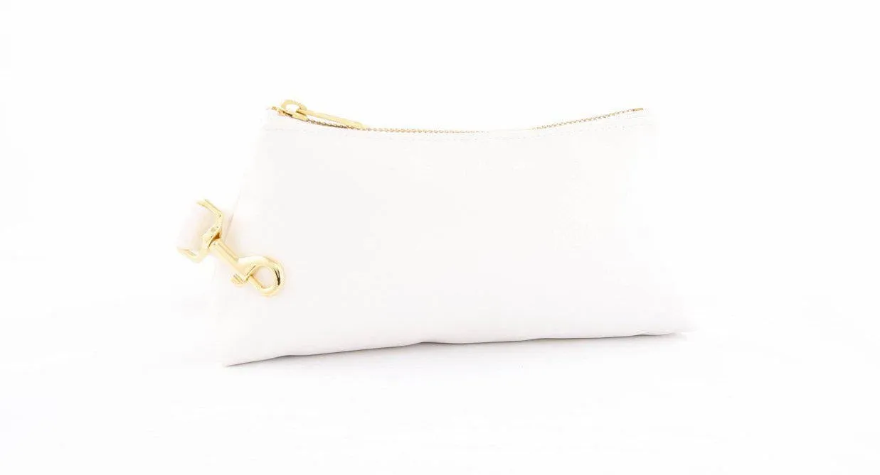 Frost White SIGNATURE KEYPIT Set • Wristlet