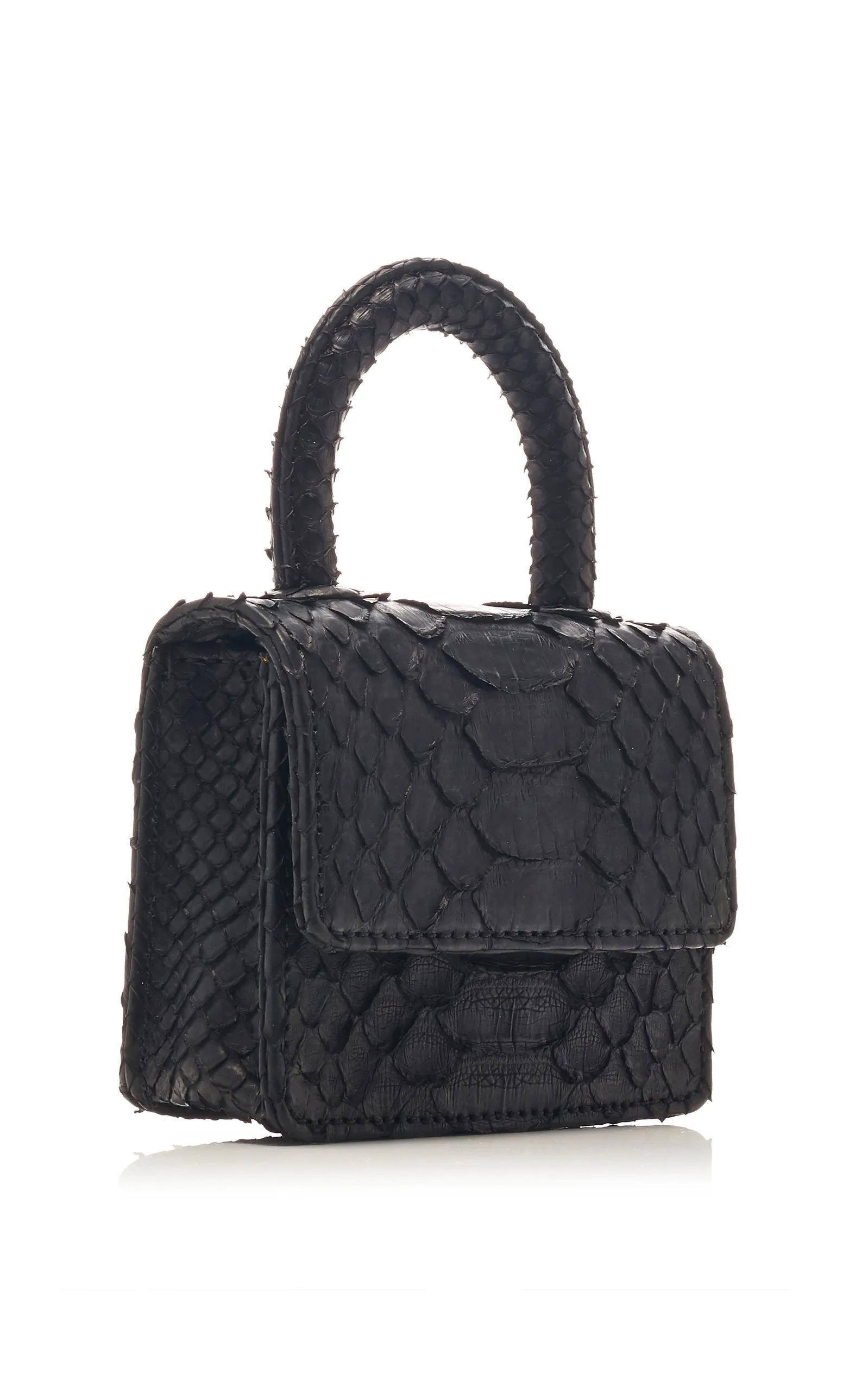 ITSY BITSY MICRO MINI BLACK TOP HANDLE BAG