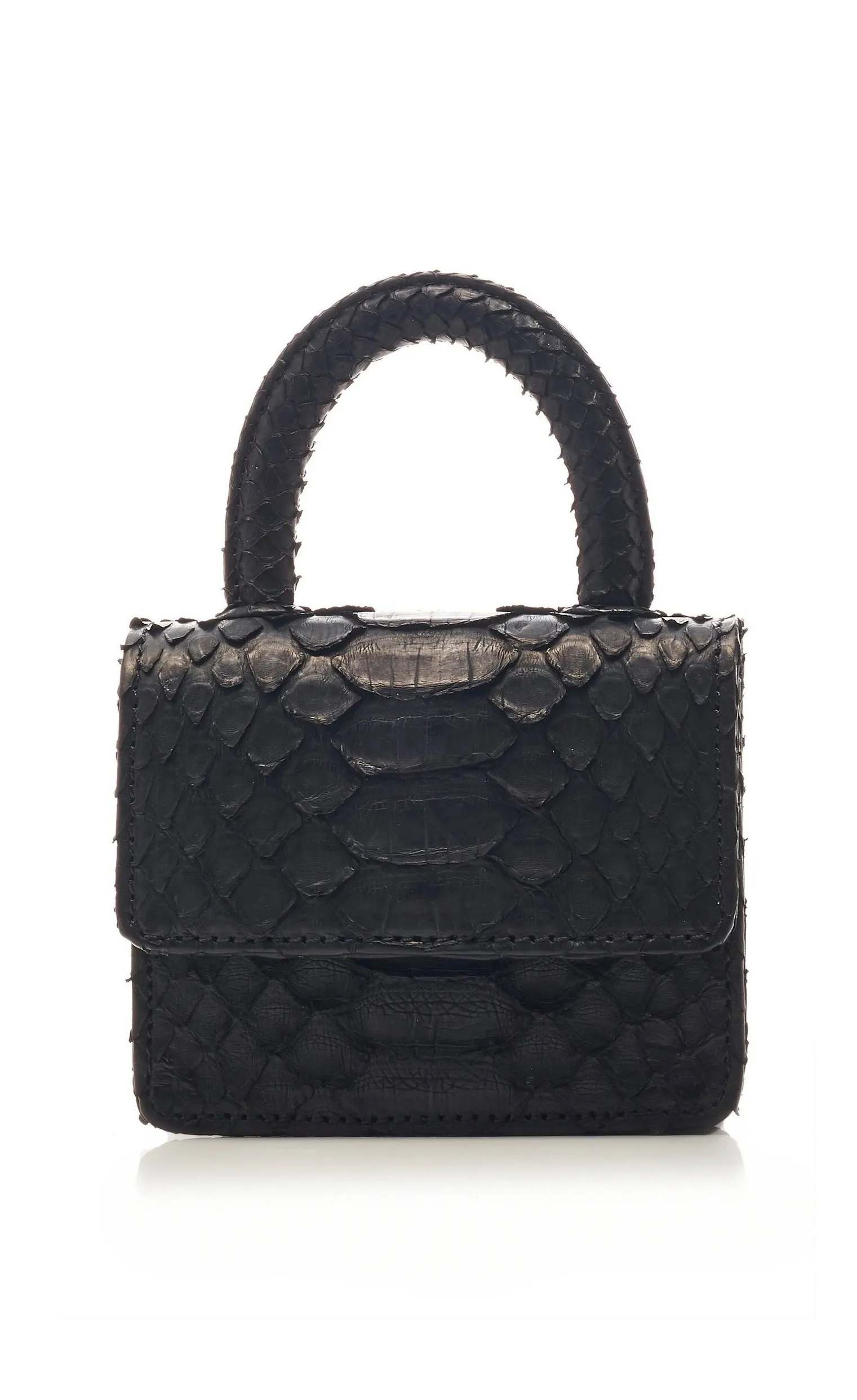 ITSY BITSY MICRO MINI BLACK TOP HANDLE BAG