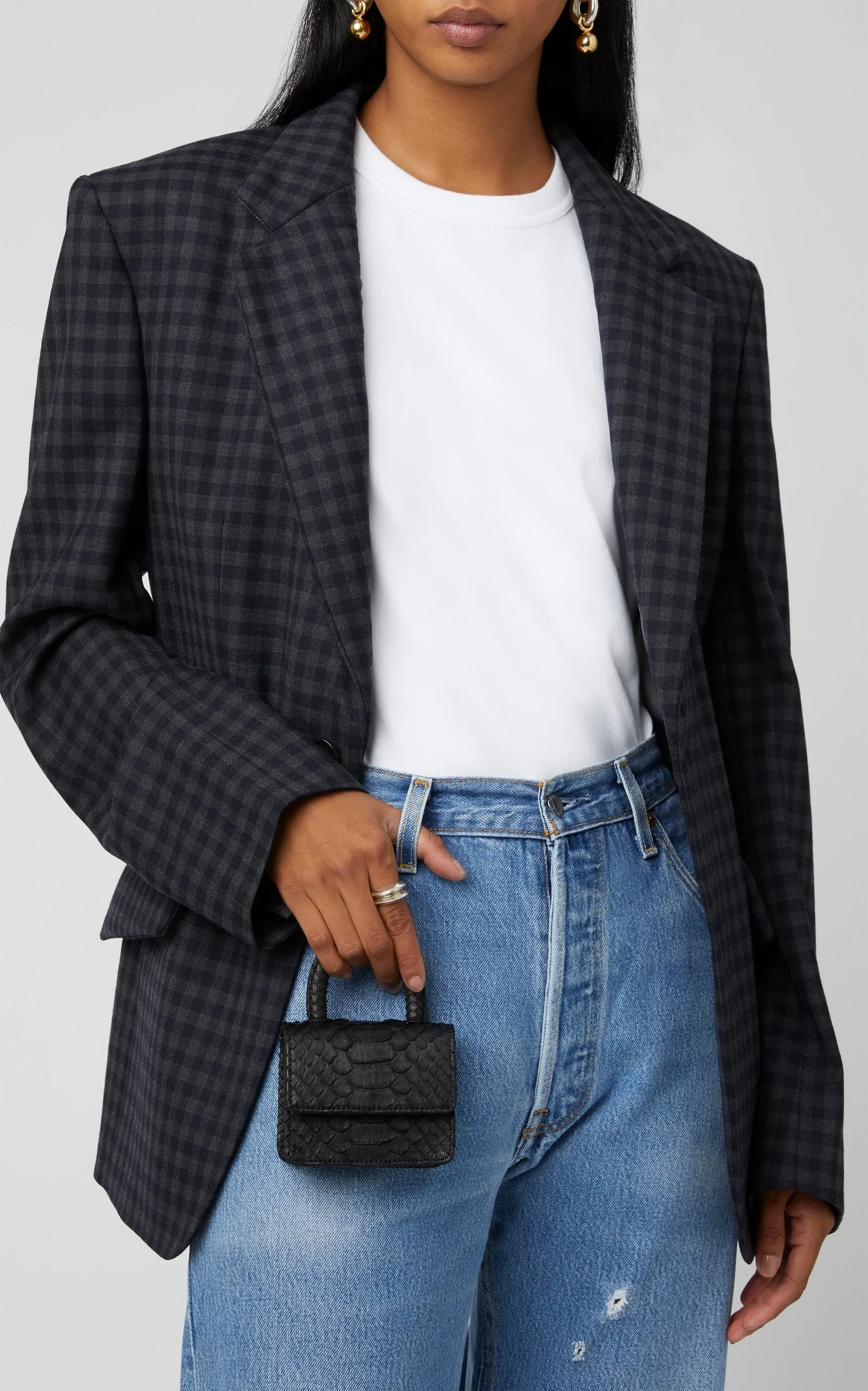 ITSY BITSY MICRO MINI BLACK TOP HANDLE BAG