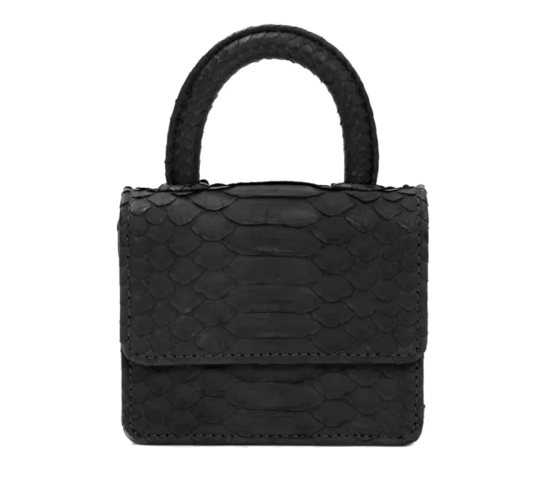 ITSY BITSY MICRO MINI BLACK TOP HANDLE BAG