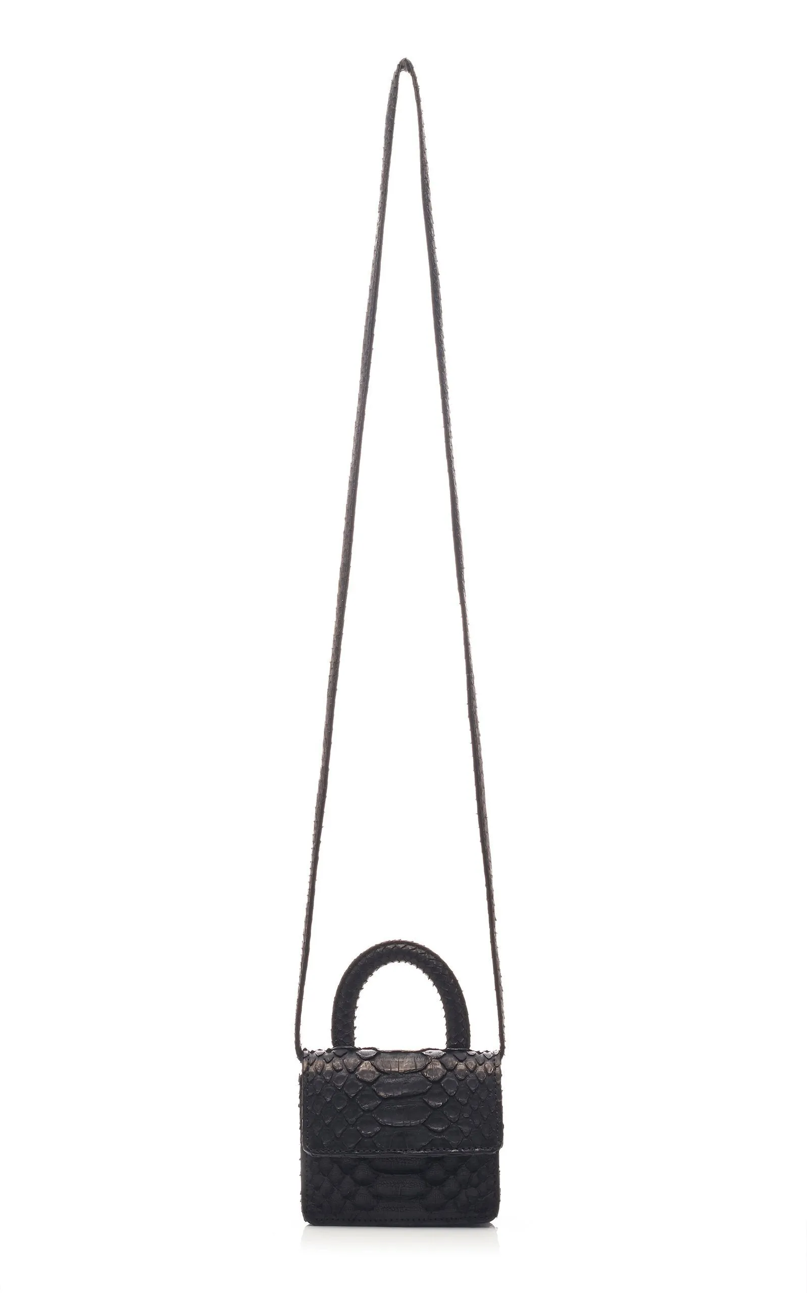 ITSY BITSY MICRO MINI BLACK TOP HANDLE BAG
