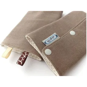 Jinglebib Drool Pad - Chocolate