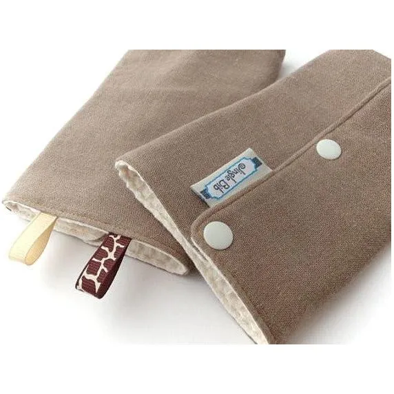 Jinglebib Drool Pad - Chocolate
