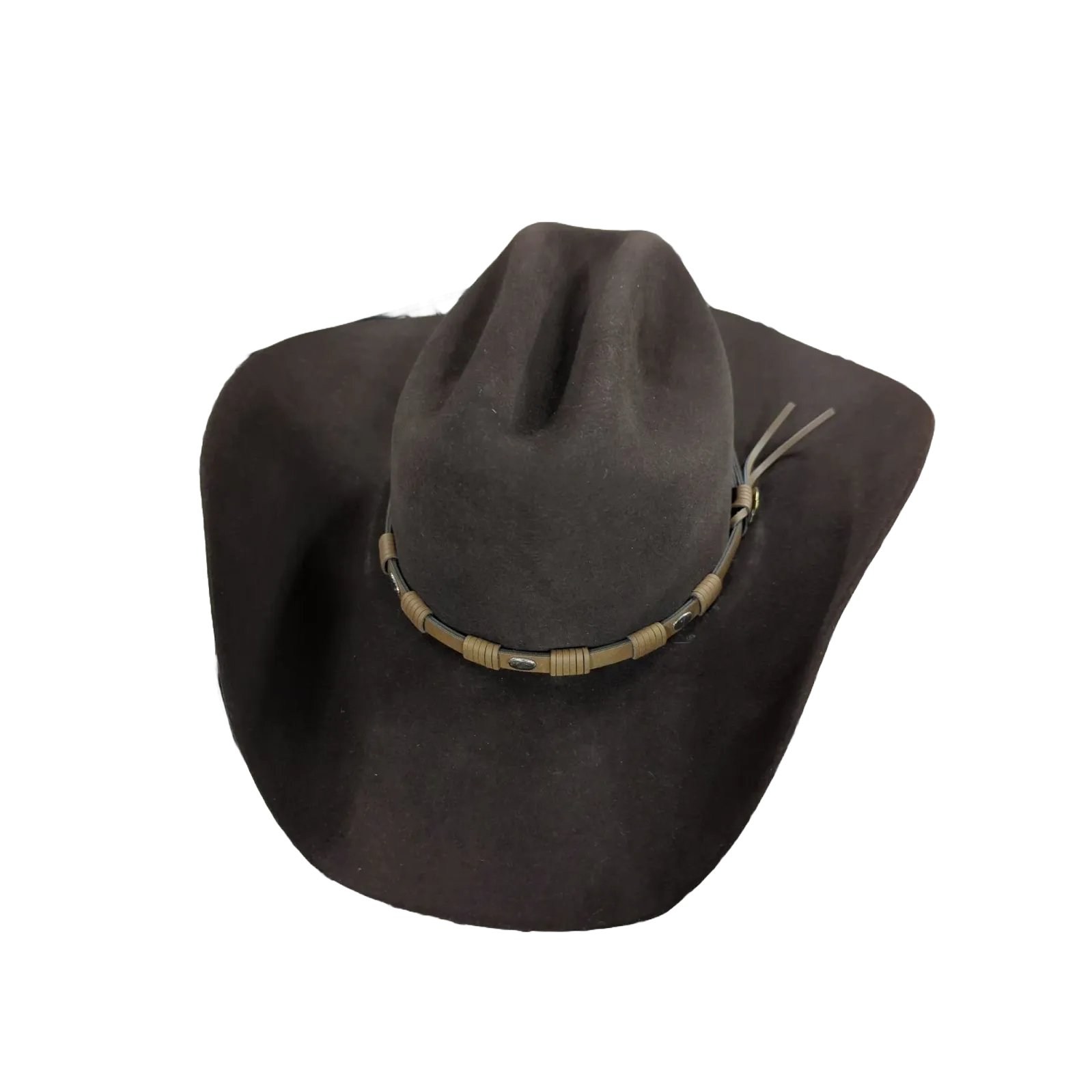 Justin Bent Rail 6X Townes Chocolate Felt Cowboy Hat JF0657TOWN44-CHOC