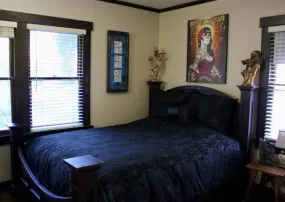 MEDIEVAL TAPESTRY DUVET AND PILLOW SET - BLACK TAPESTRY - QUEEN SIZE