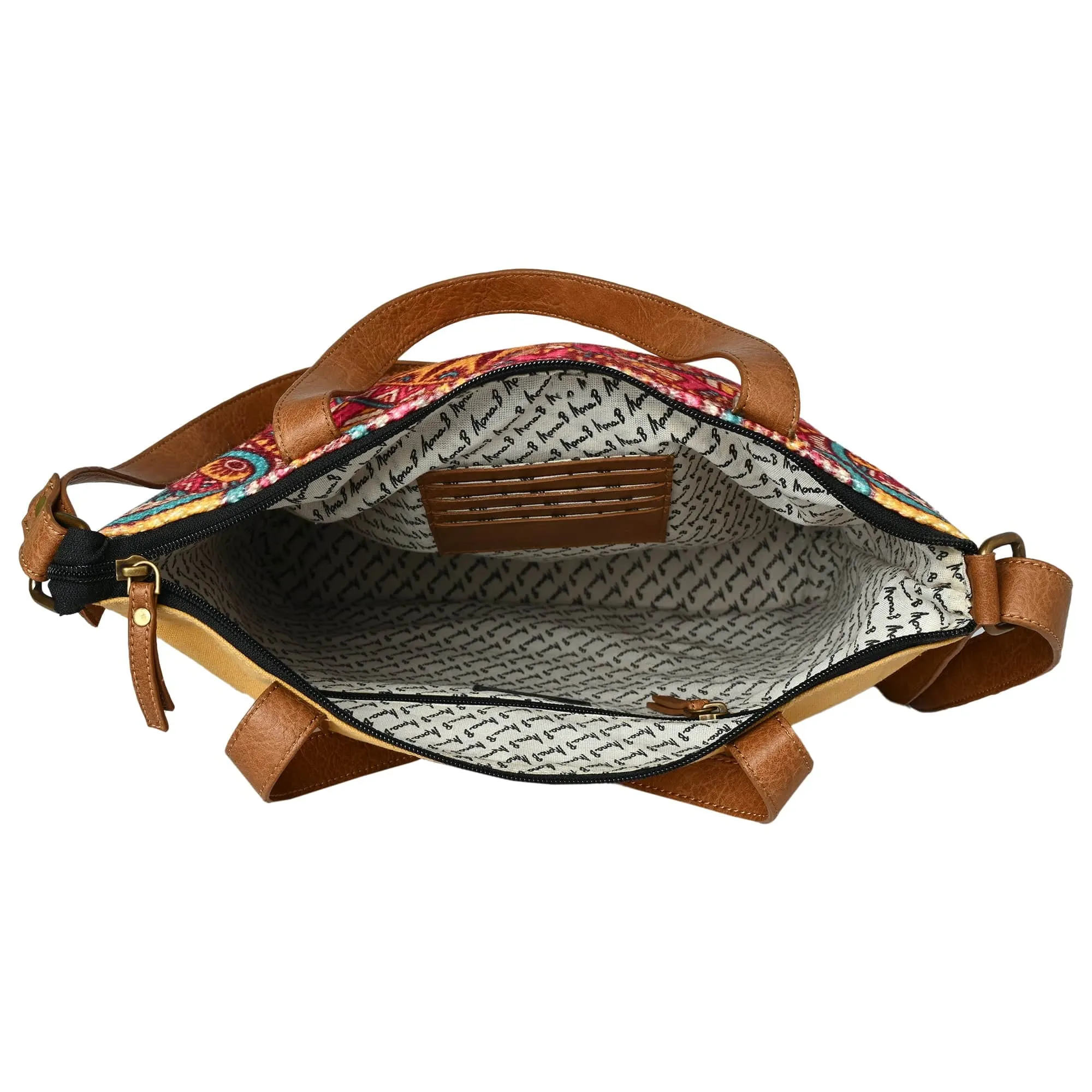 Mona B - Mandala Tote with Laptop Compartment