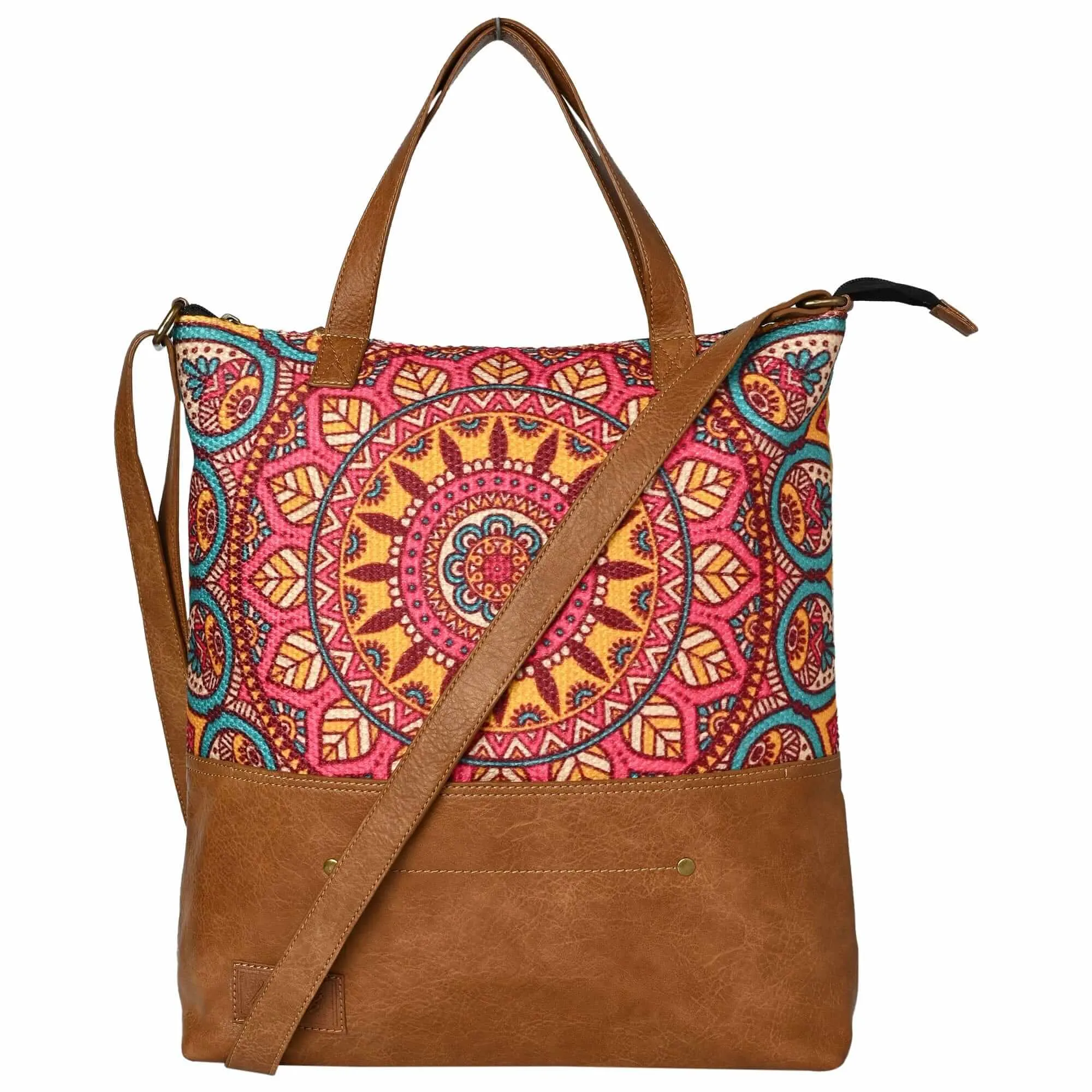 Mona B - Mandala Tote with Laptop Compartment