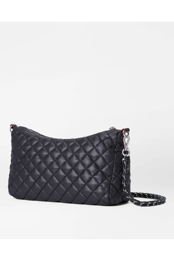 MZ Wallace Crosby Shoulder Bag Medium 1411C1590 | Black Rec