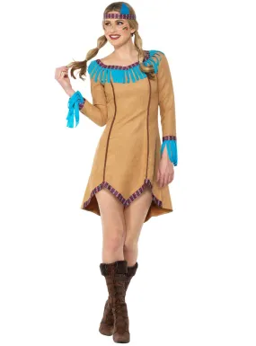 Native American Indian Inspired Deluxe Womens Costume