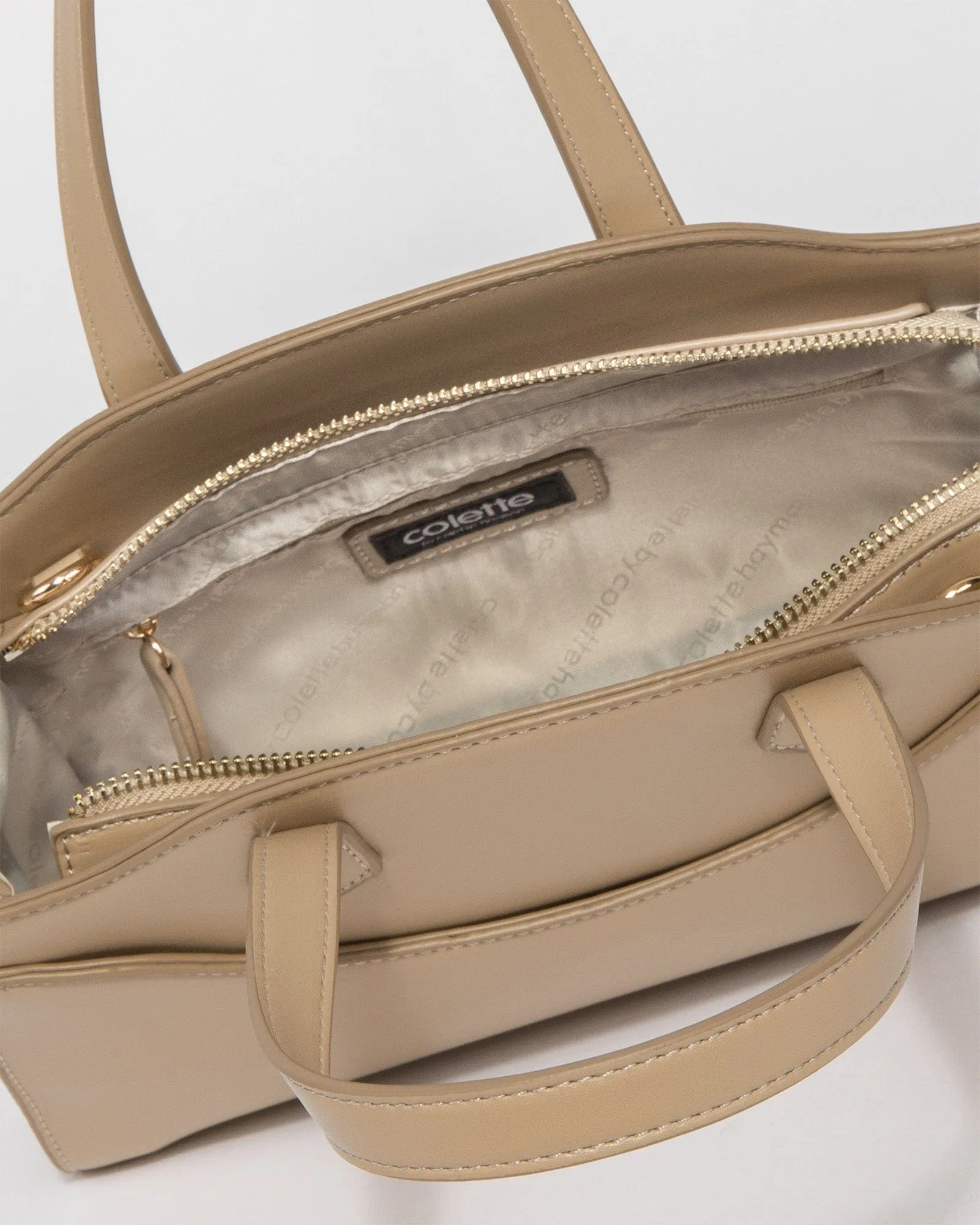 Natural Lila Medium Tote Bag
