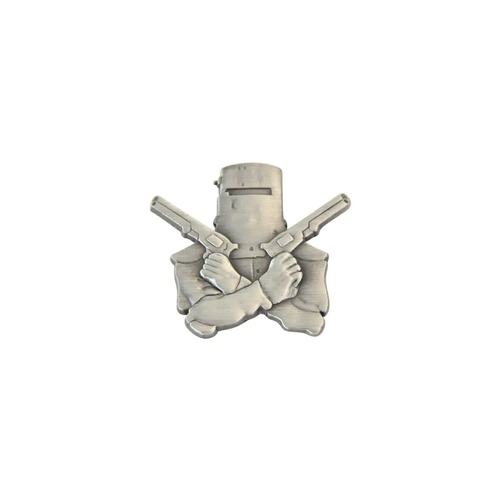 Ned Kelly Hat Pin - Antique Silver