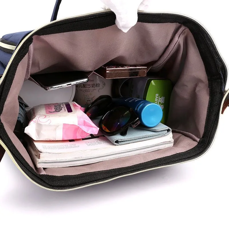 Printed Mommy Backpack Diaper Bag