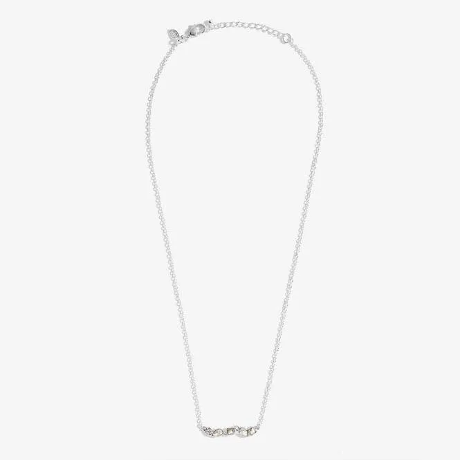 Radiant Treasures Gems Bar Silver 46cm   5cm Necklace 5834