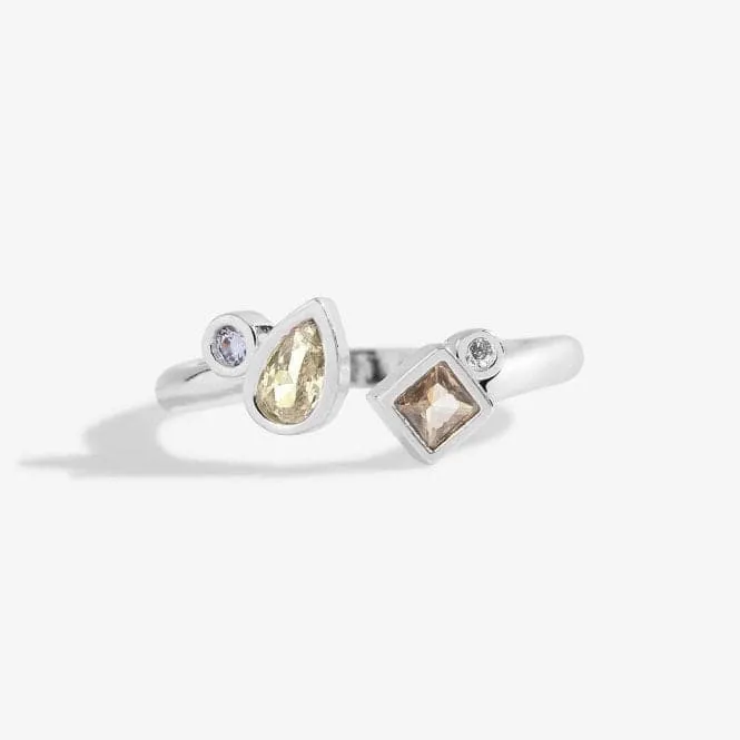 Radiant Treasures Gems Silver Ring 5840