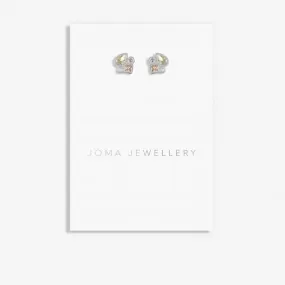 Radiant Treasures Gems Studs Silver Earrings 5839