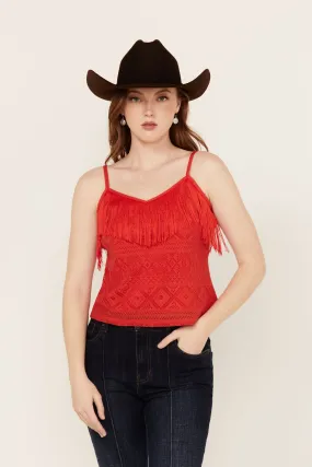 Redmond Lace Fringe Cami