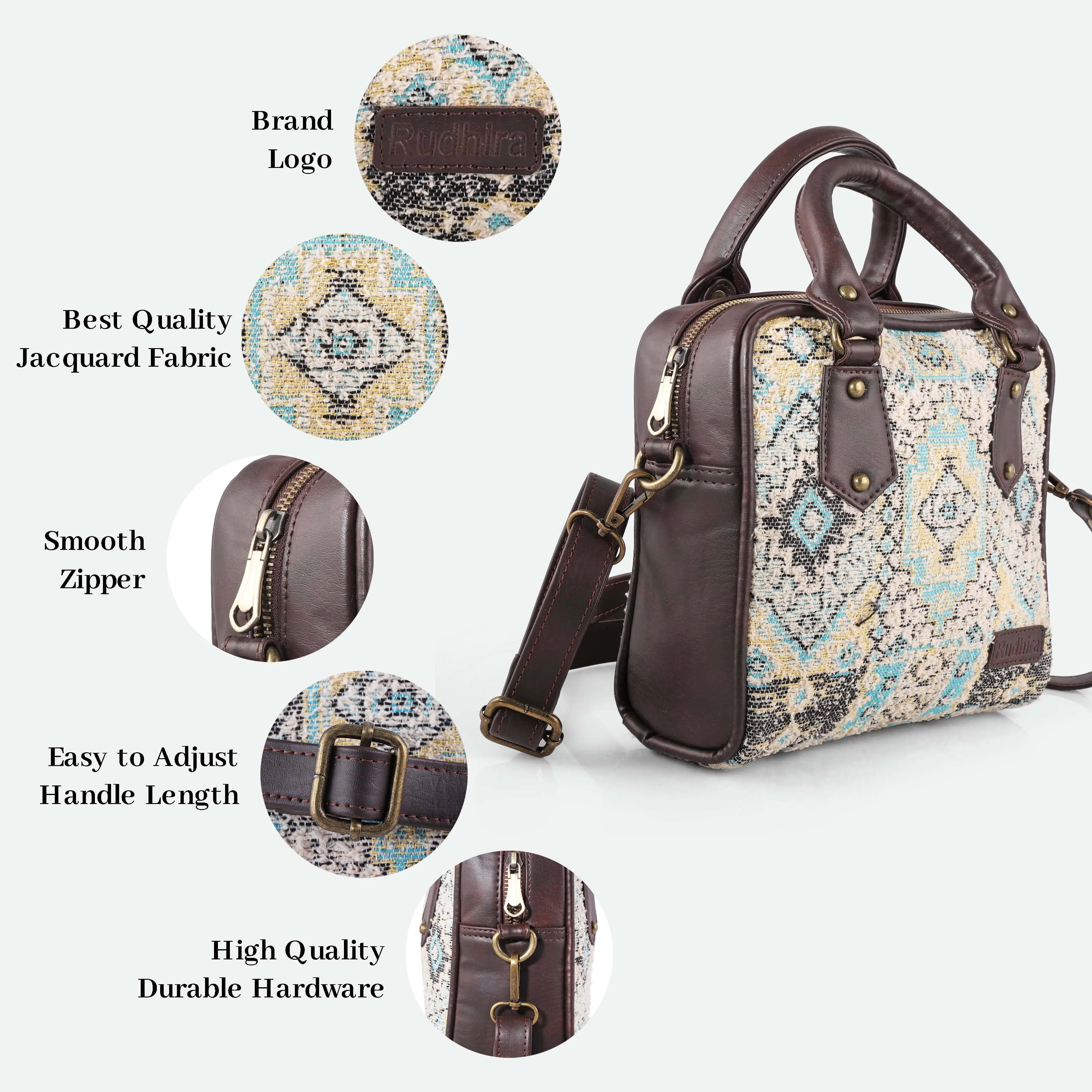 Rudhira Bird's Eye Satchel bag