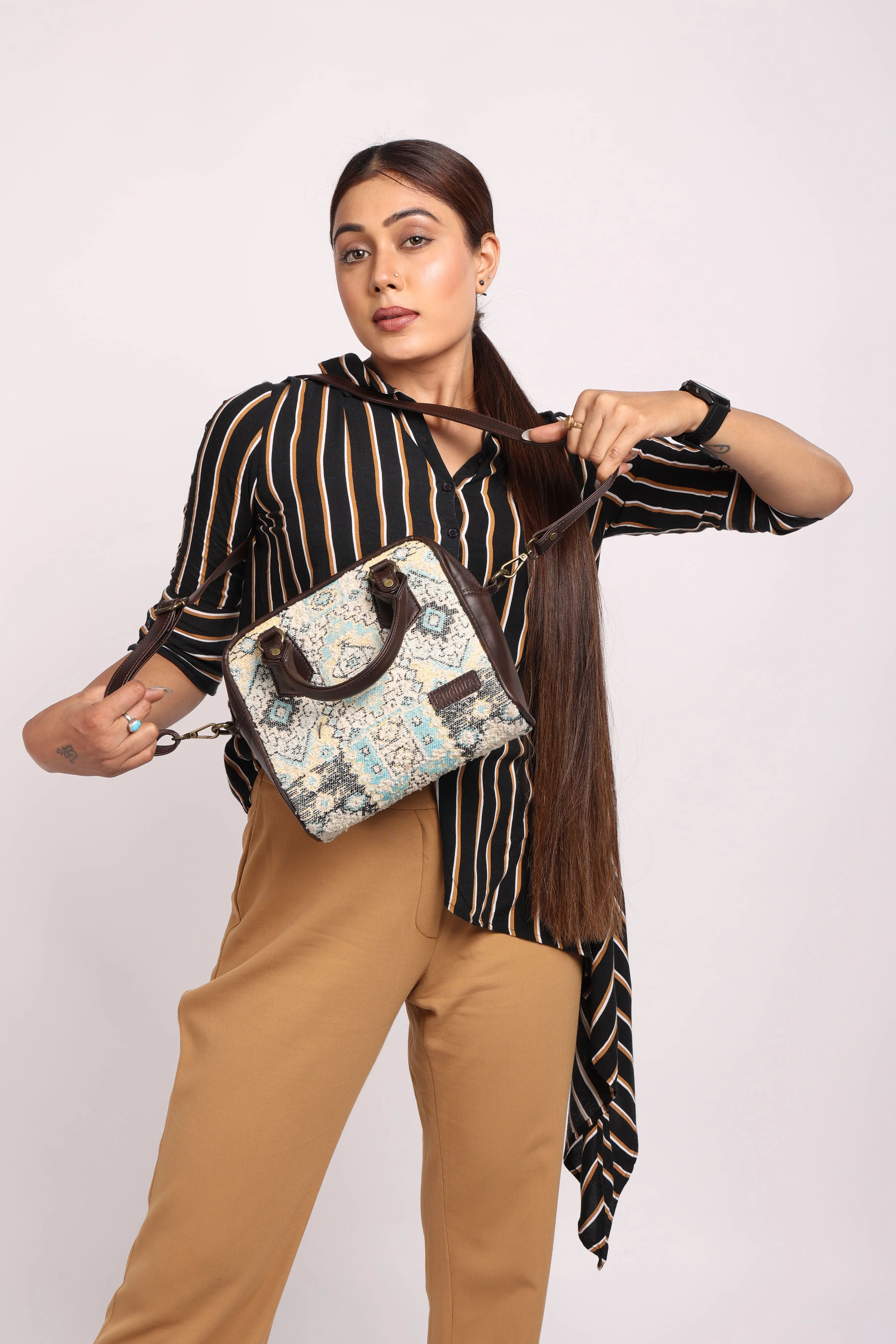 Rudhira Bird's Eye Satchel bag
