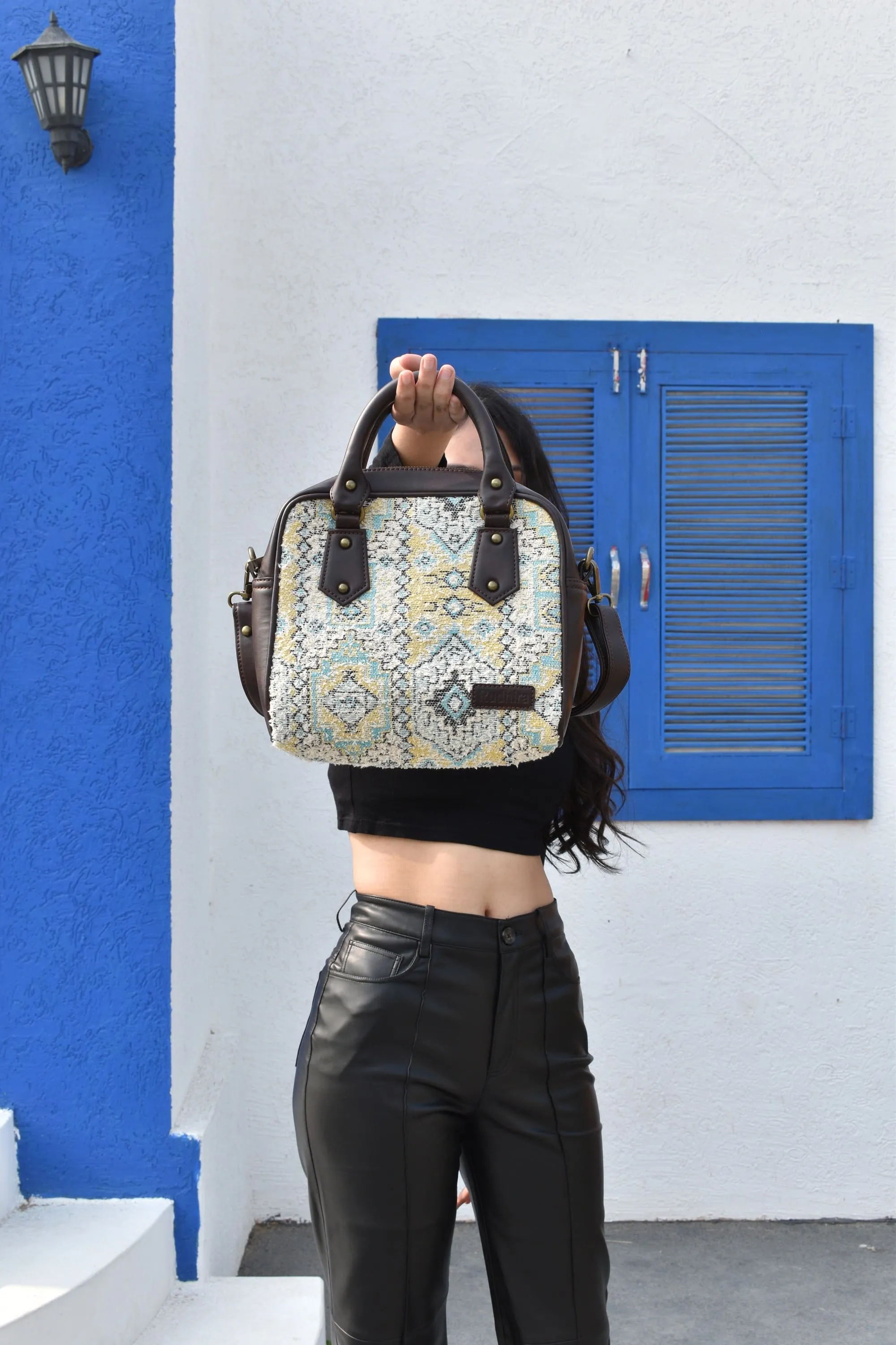 Rudhira Bird's Eye Satchel bag