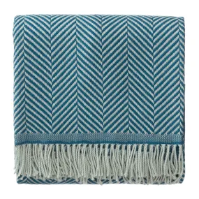 Salla Wool Blanket [Teal/Mint]