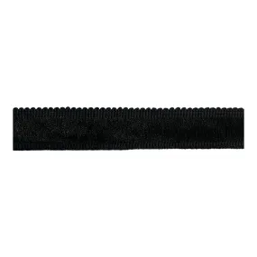 Short Black Rayon Fringe