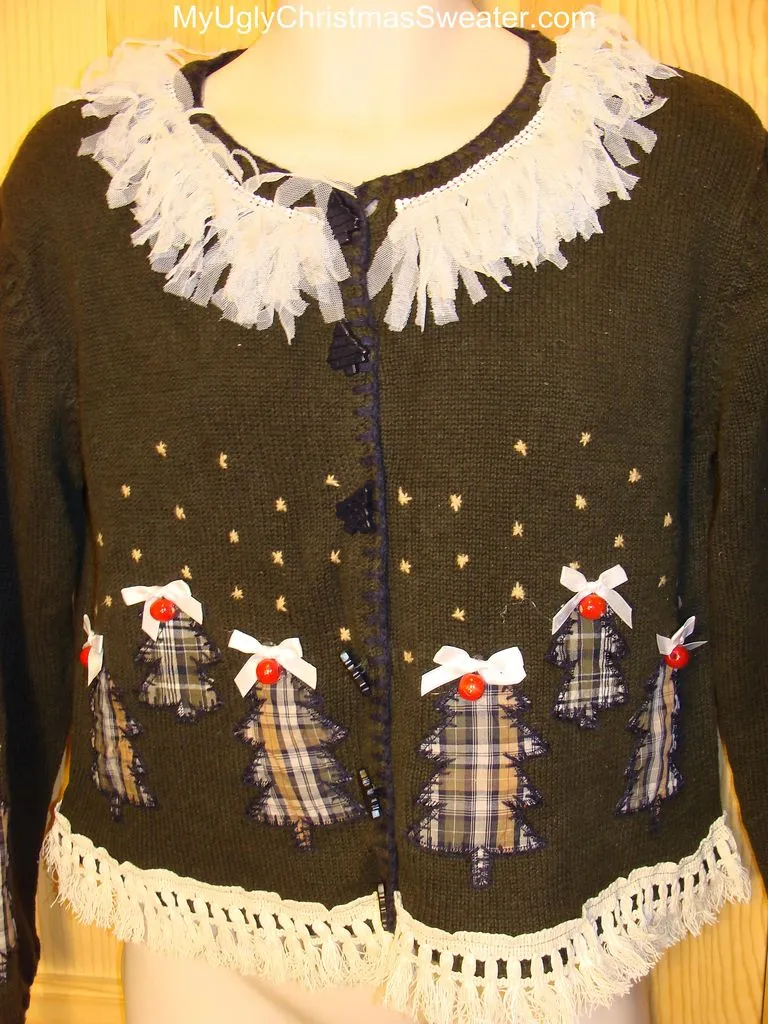 Ugly Christmas Sweater 2-sided Trees