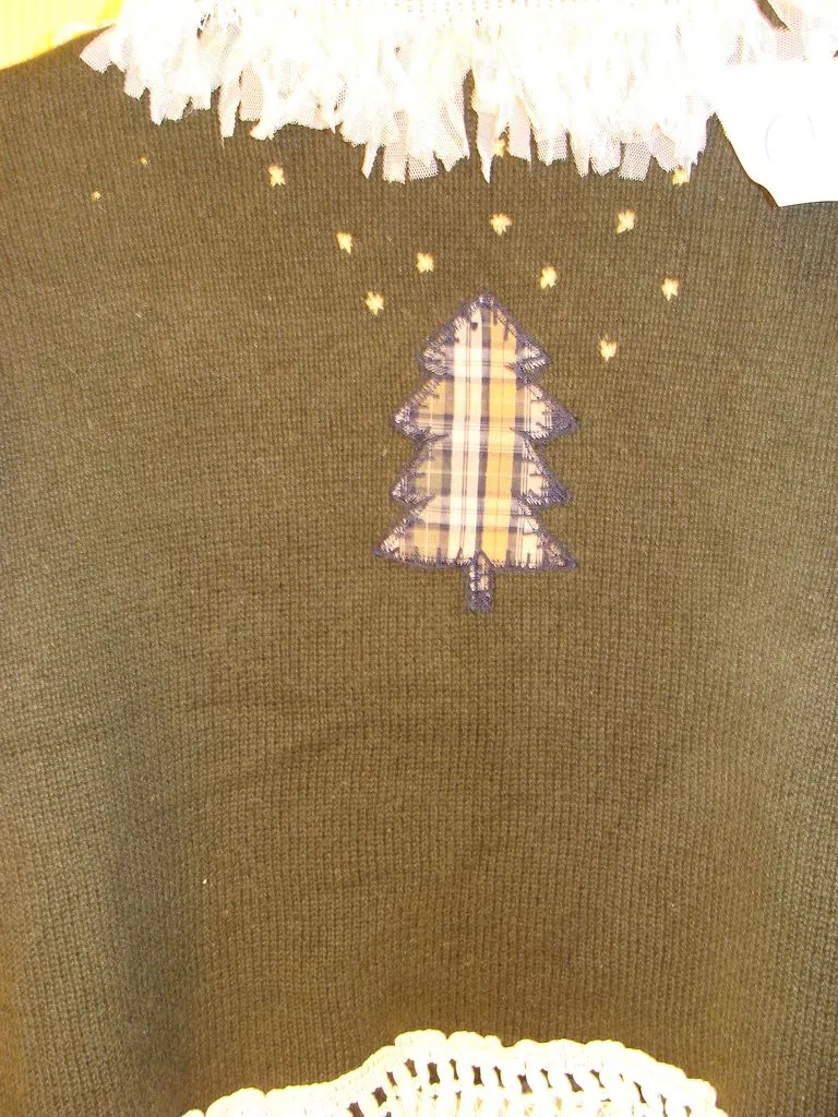 Ugly Christmas Sweater 2-sided Trees