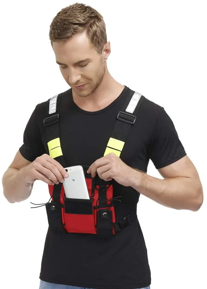 Universal Radio Chest Harness Bag