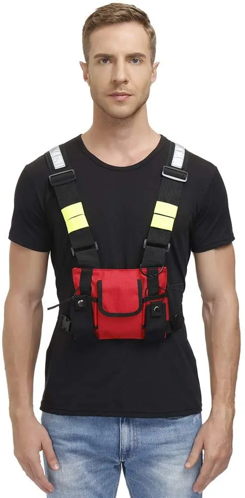 Universal Radio Chest Harness Bag