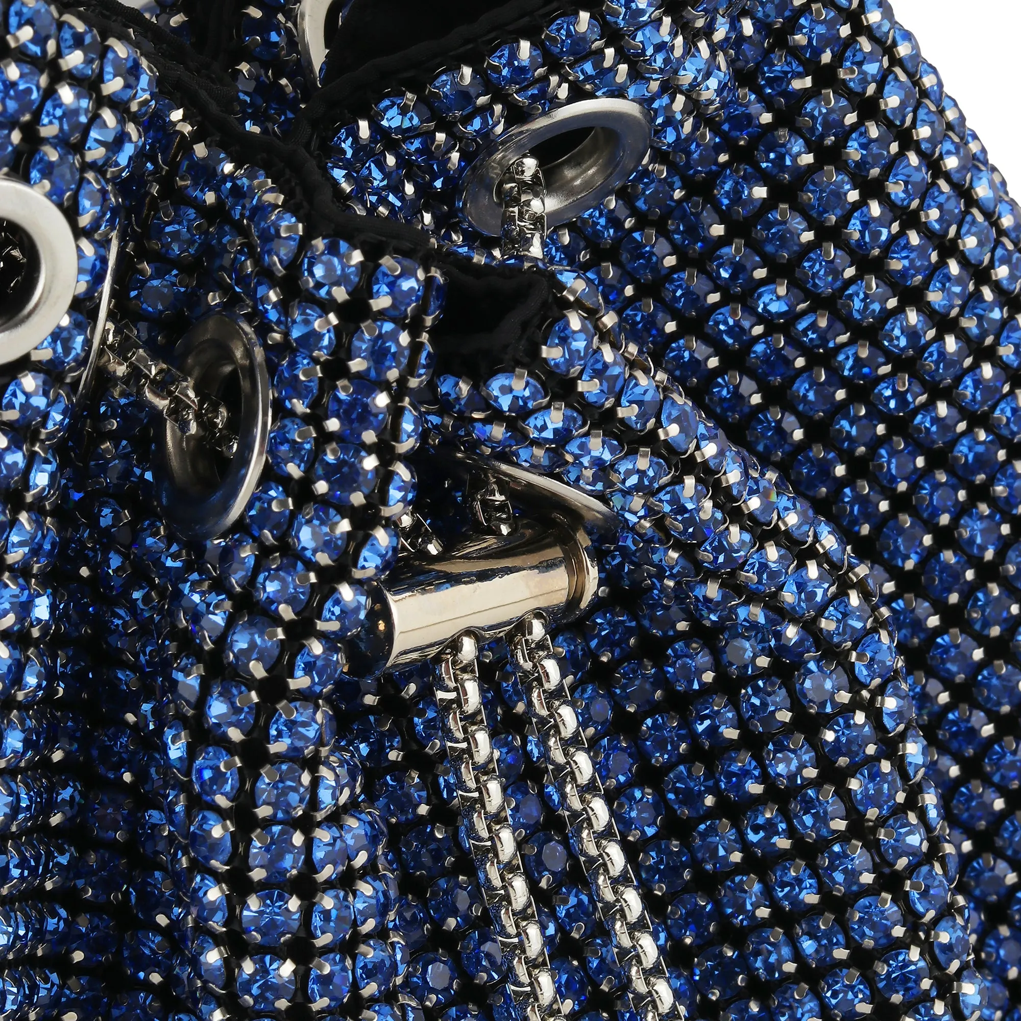 WHITNEY- BLUE CRSYTAL POTLI