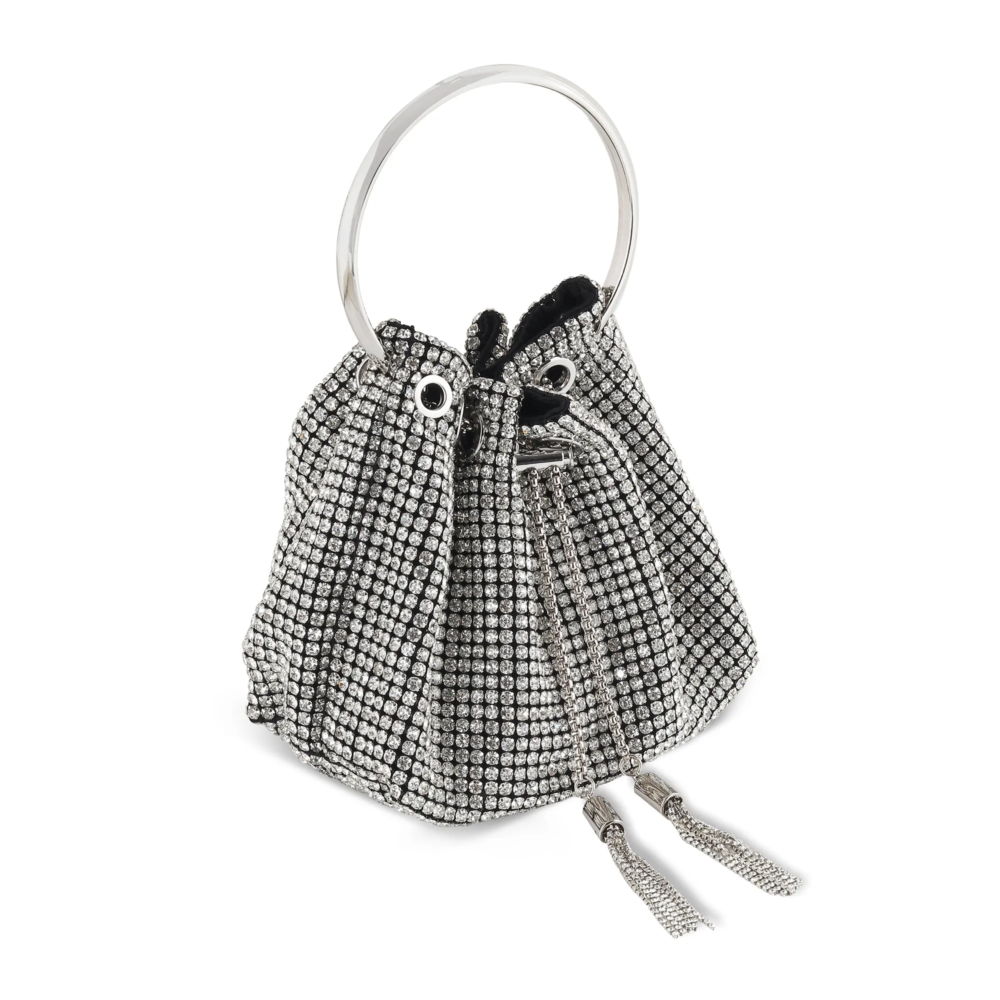 WHITNEY- SILVER CRYSTAL POTLI