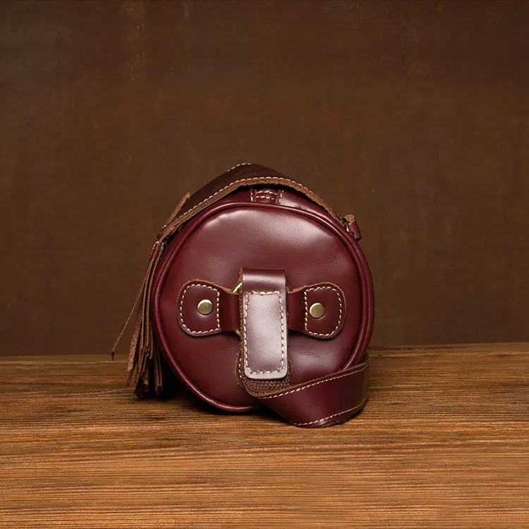 Womens Cute Leather Fringe Crossbody Bag Purse Over Shoulder Bags for Women